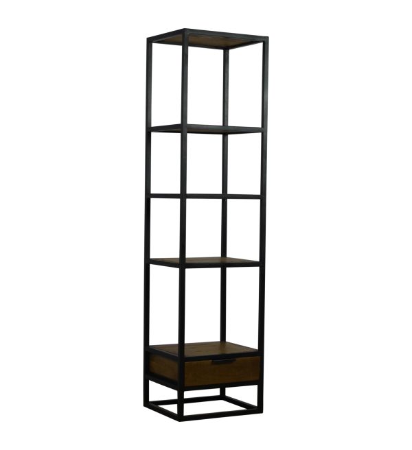 SHOWMODEL boekenkast Boaz 50 cm mangohout