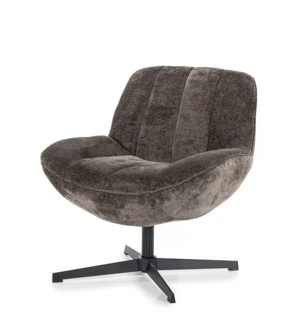 By-Boo draaifauteuil Derby bruin