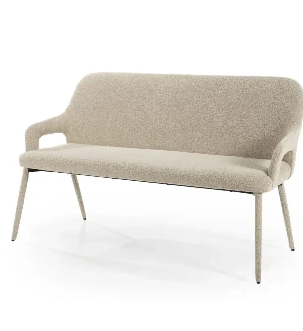 By-Boo eetkamerbank Fika 140 cm taupe