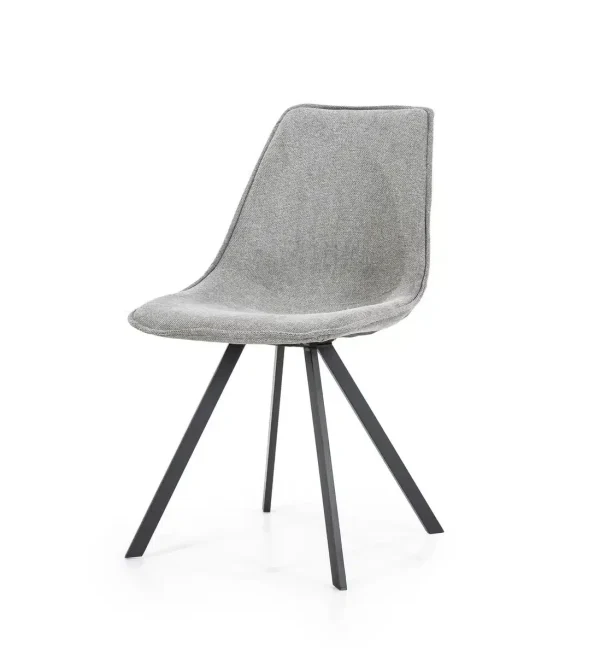 By-Boo eetkamerstoel Boy grijs (set van 2)