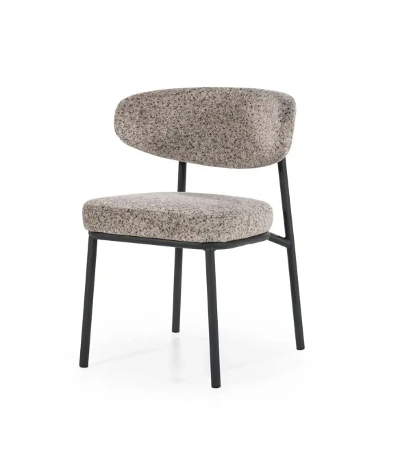 By-Boo eetkamerstoel Jari taupe set van 2