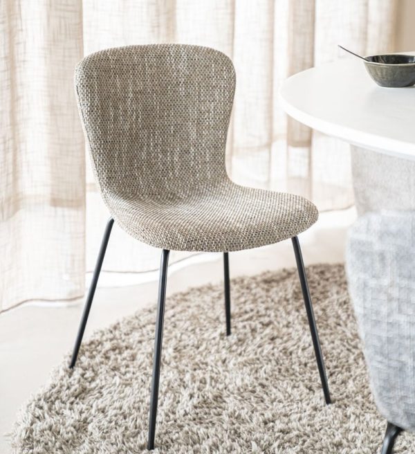 By-Boo eetkamerstoel Lass bruin (set van 2)