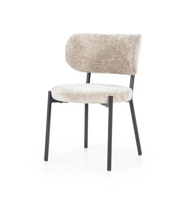 By-Boo eetkamerstoel Oasis taupe set van 2