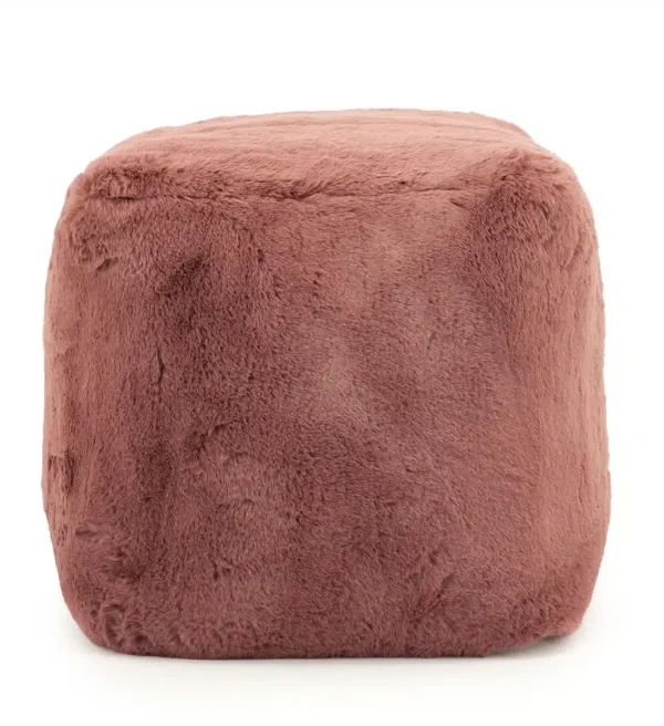 By-Boo poef Mosa burgundy