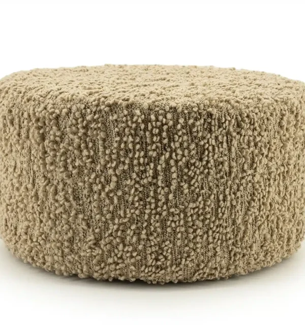 By-Boo poef Vista groot beige