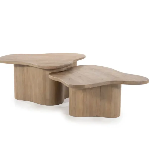 By-Boo salontafel Fall (set van 2) mangohout natural