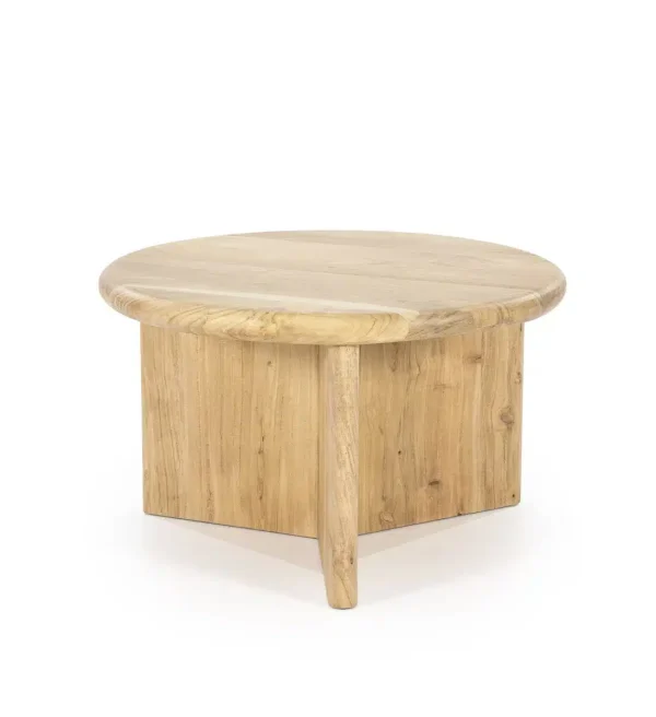 By-Boo salontafel Leoti 60x60x36 cm medium naturel mangohout