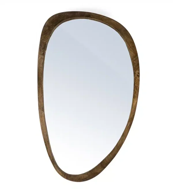 By-Boo spiegel Plecto 70x5x120 cm bruin