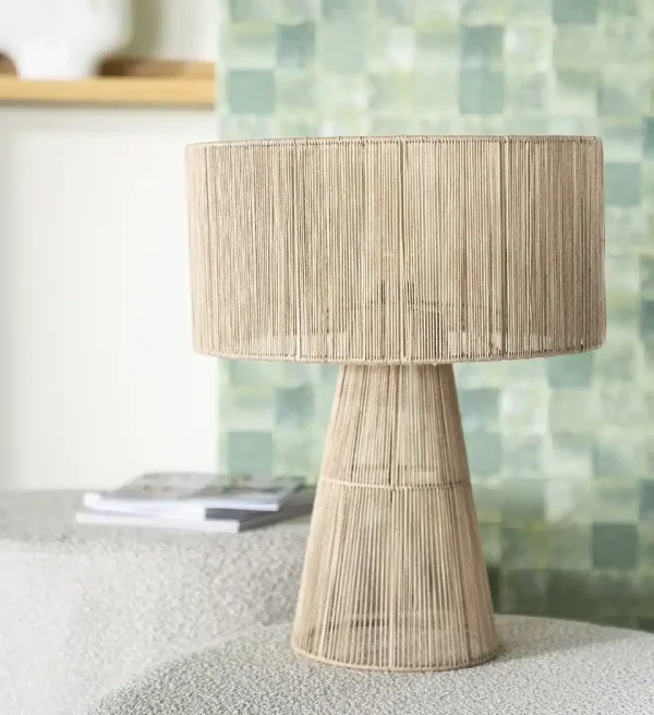 By-Boo tafellamp 40x40x50 cm Oshu jute