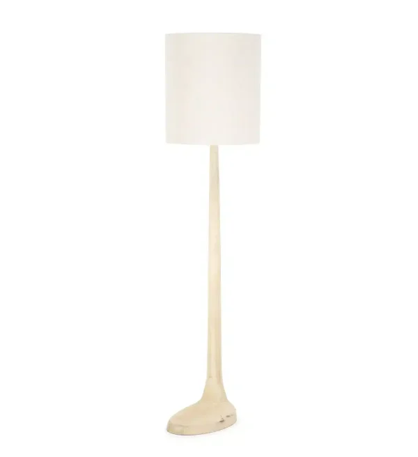 By-Boo vloerlamp 45x45x183,5 cm Rine naturel mangohout