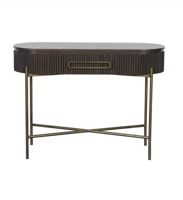 Richmond Interiors wandtafel Luxor 110x40x80 cm eiken