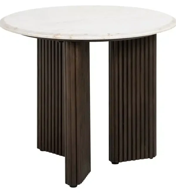 Richmond Interiors bijzettafel Mayfield 55x55x46 cm marmer