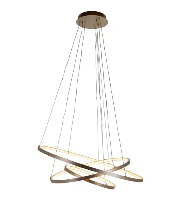 Richmond Interiors hanglamp Amira aluminium goud