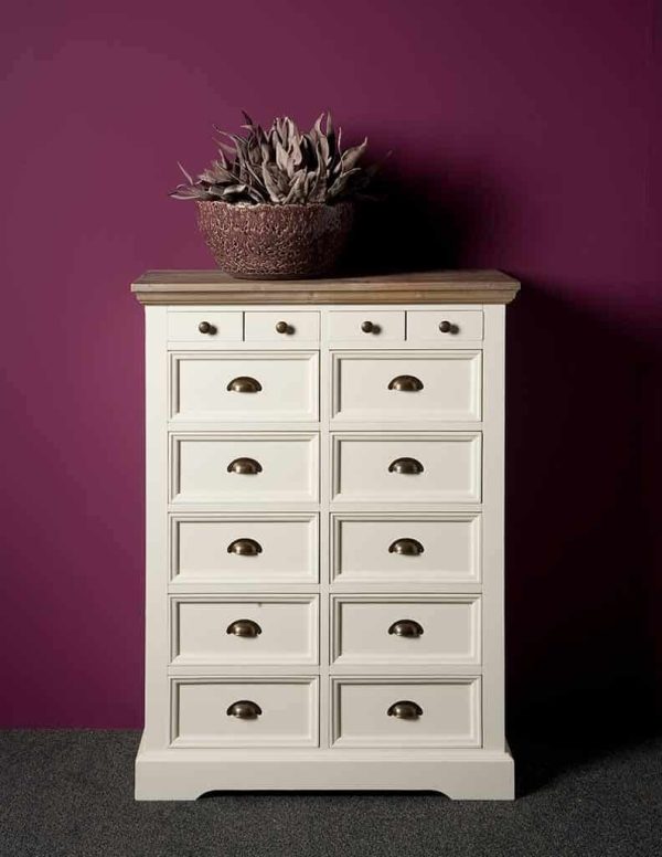 Tower Living ladekast Fleur 88x43x120 cm grenen