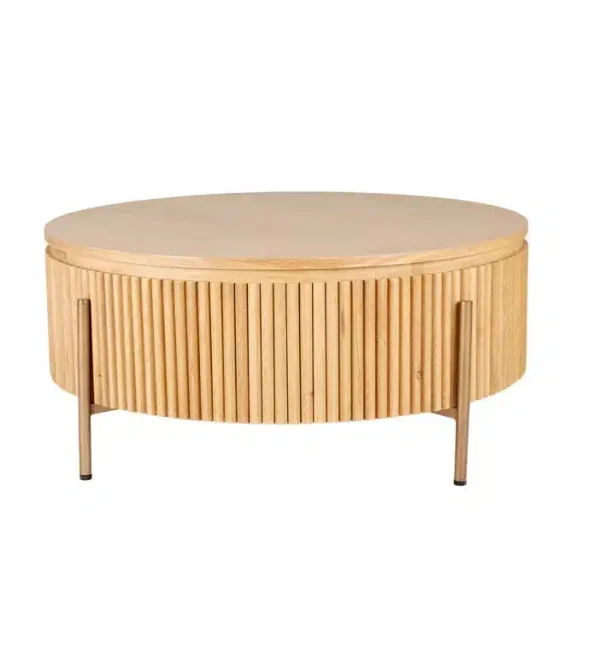 Richmond Interiors salontafel Belfort 85x85x39 cm eiken