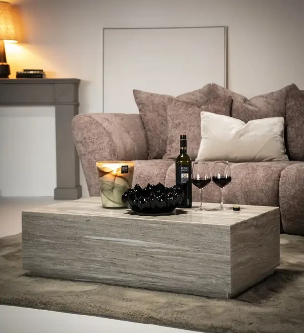 Eleonora salontafel Vince 96,5x56x30,5 cm marmer