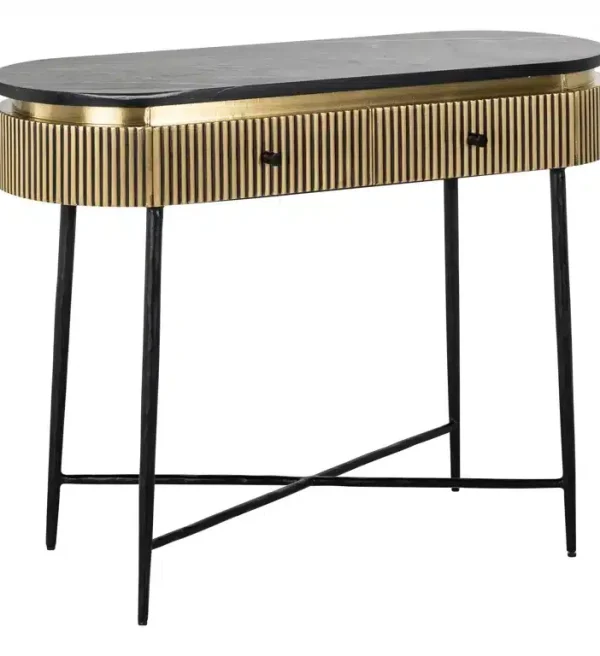 Richmond Interiors wandtafel Ironville 100x40x76 cm marmer