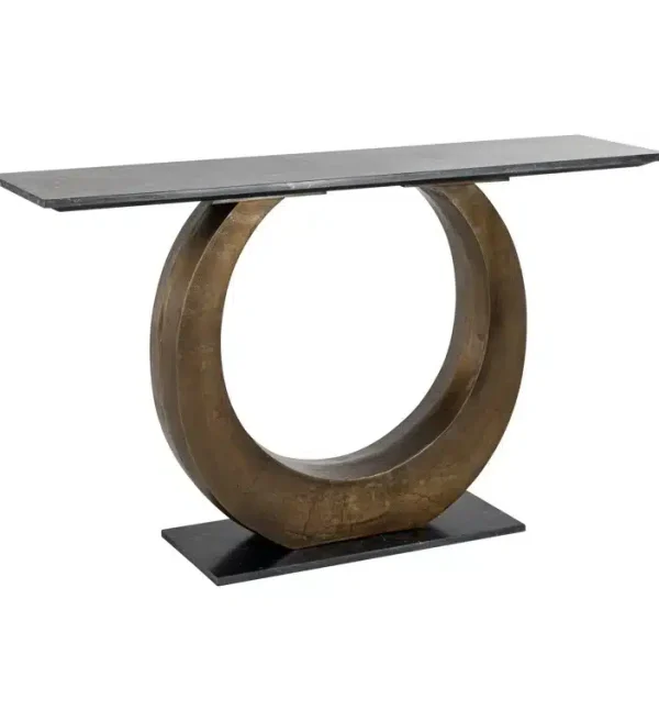 Richmond Interiors wandtafel Luna 140x35x78 cm marmer