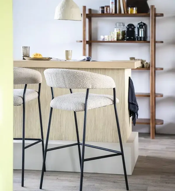 Eleonora barstoel Luka beige