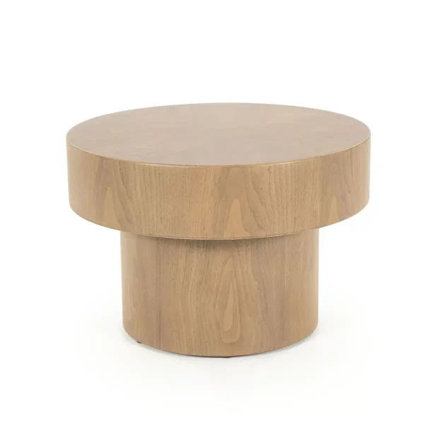 Eleonora bijzettafel Bobbie 45x45x30 cm lichtbruin