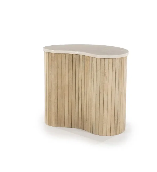 Eleonora bijzettafel Kira 50x33x44 cm marmer