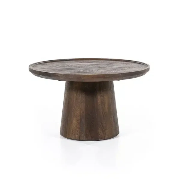 Eleonora salontafel Ron 66x66x39 cm mangohout bruin