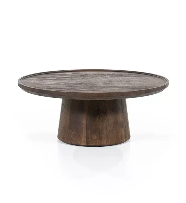 Eleonora salontafel Ron 80x80x32 cm mangohout bruin