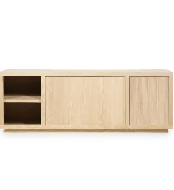 Eleonora dressoir Helsinki 200x42x70 cm eiken naturel