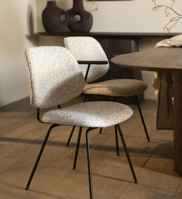 Eleonora eetkamerstoel Jon beige