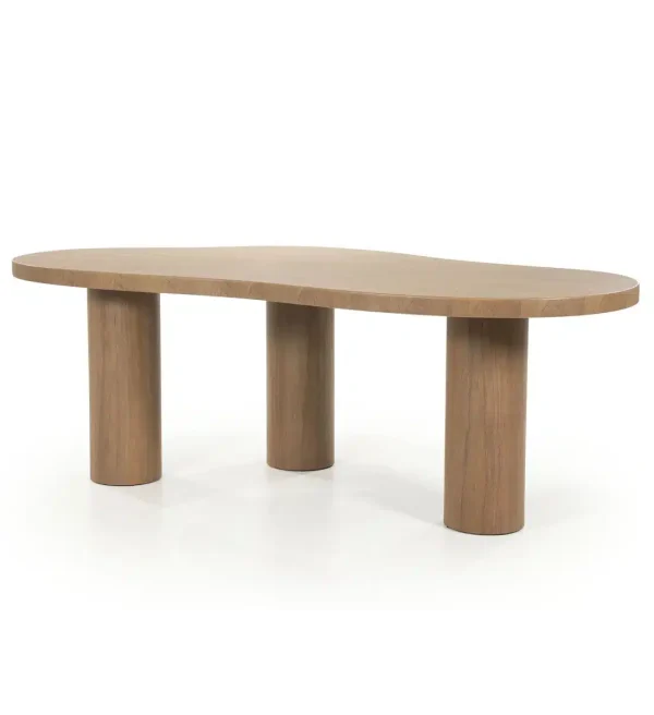 Eleonora eettafel Bobbie 215x110x76 cm lichtbruin