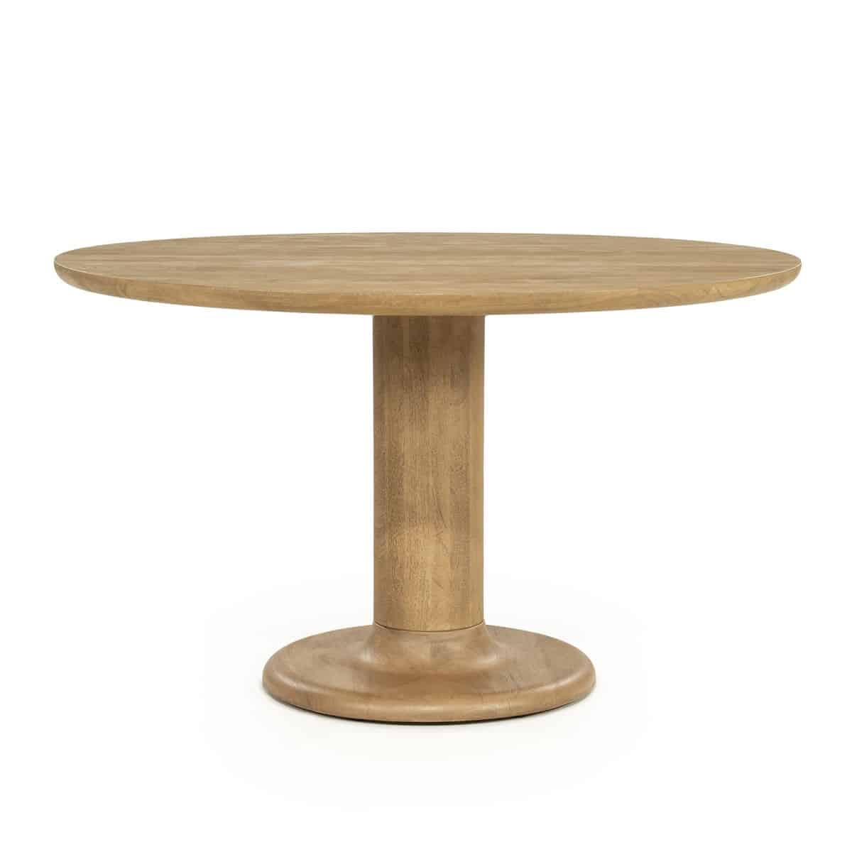 Eleonora eettafel Coco 130 cm rond mangohout naturel