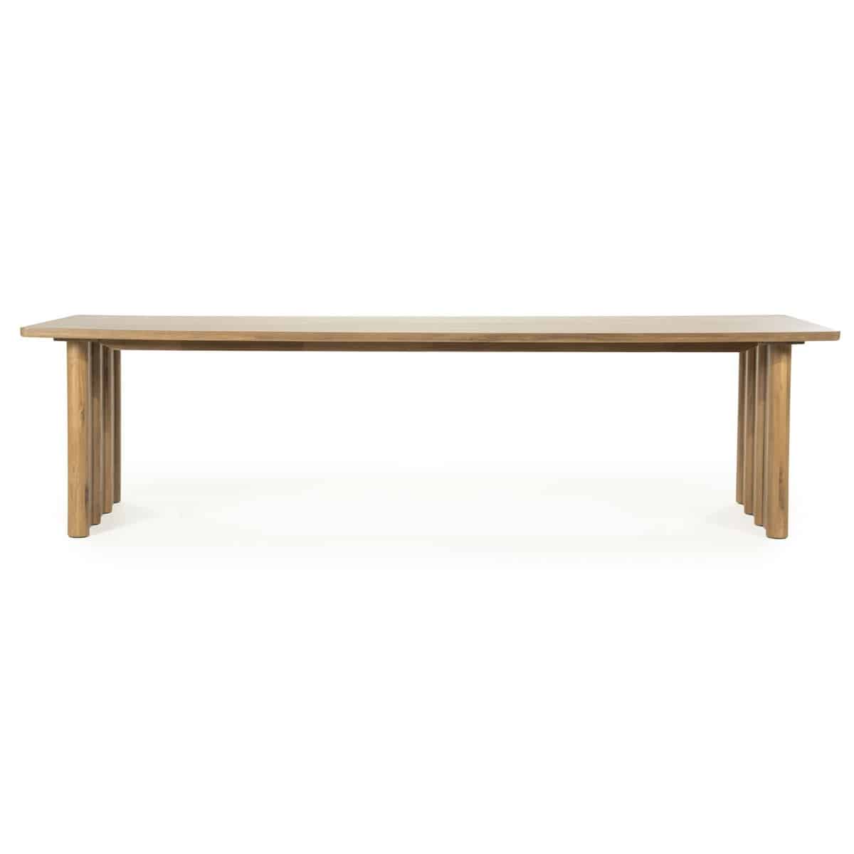 Eleonora eettafel Jake 300x100x79 cm eiken bruin