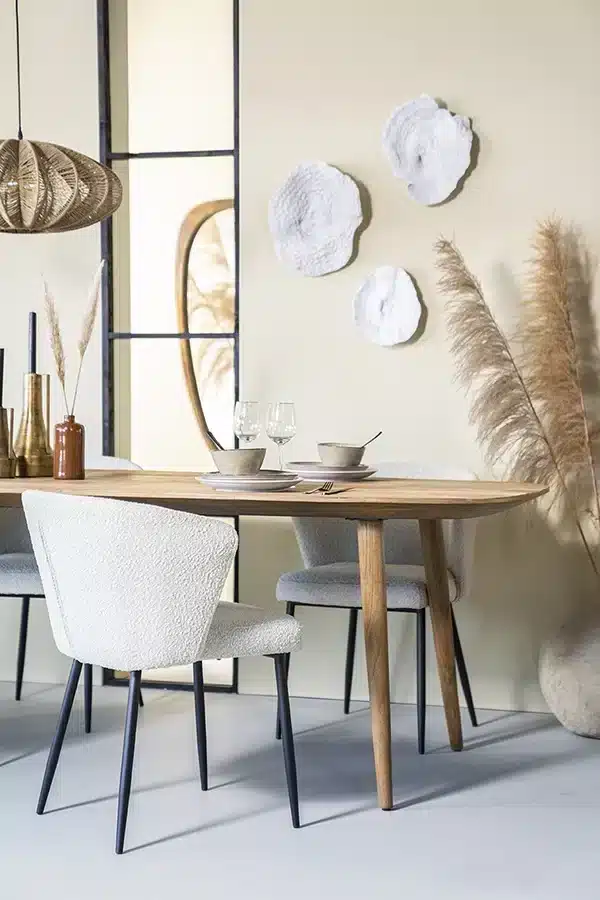 Eleonora eettafel Tabassum 260x100x78 cm gerecycled teak