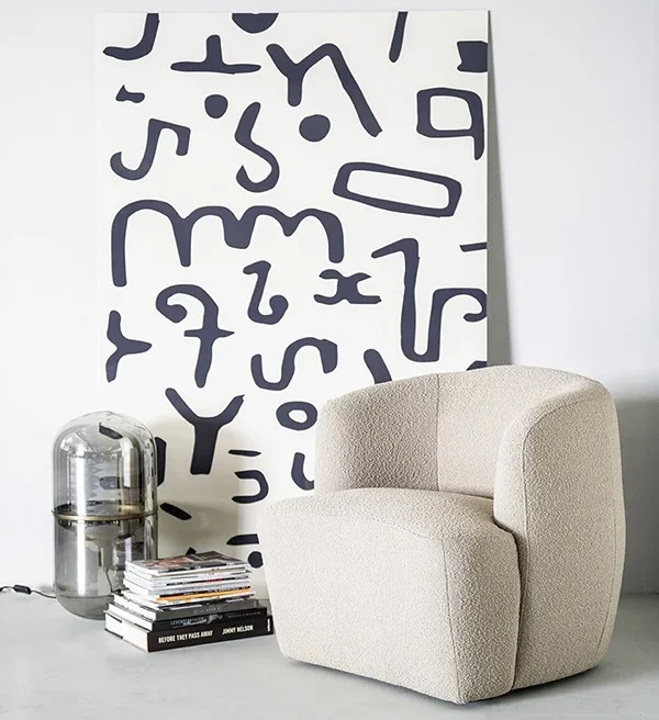 Eleonora fauteuil Charlotte taupe