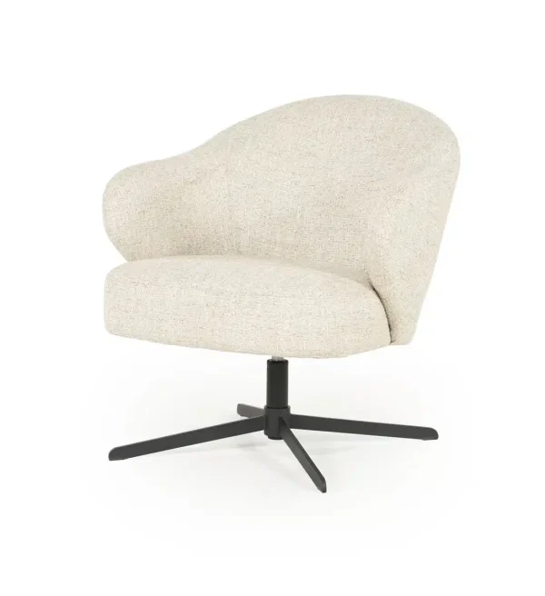 Eleonora fauteuil Connor draaibaar beige