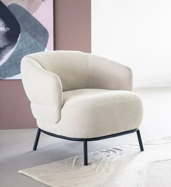 Eleonora fauteuil David beige