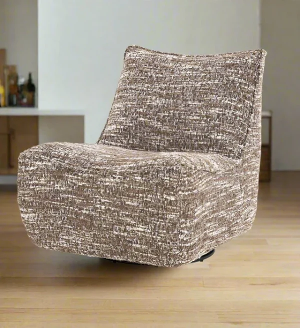 Eleonora fauteuil Loys draaibaar bruin