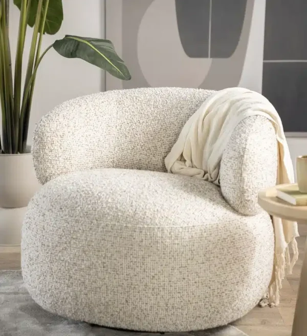Eleonora fauteuil Maeve draaibaar beige