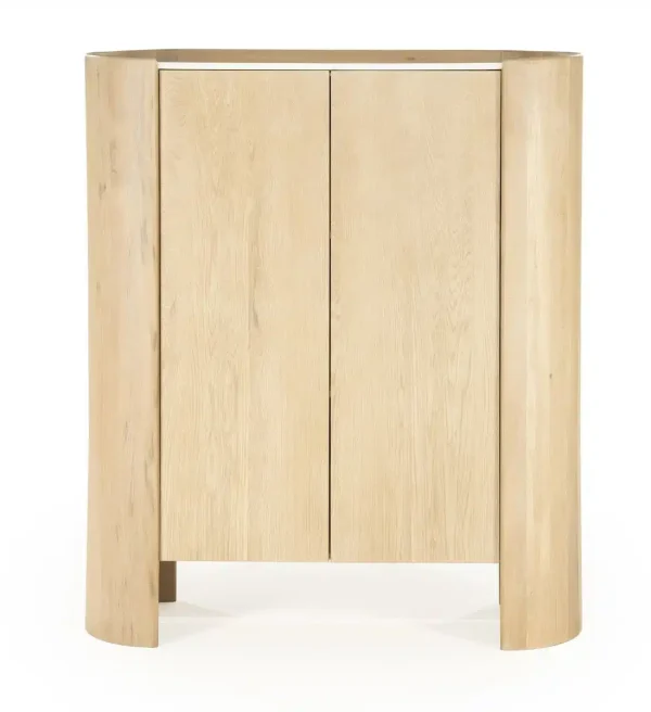 Eleonora opbergkast Don 120x40x140 cm eiken