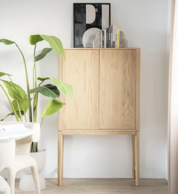 Eleonora opbergkast Harvey 90x40x150 cm eiken