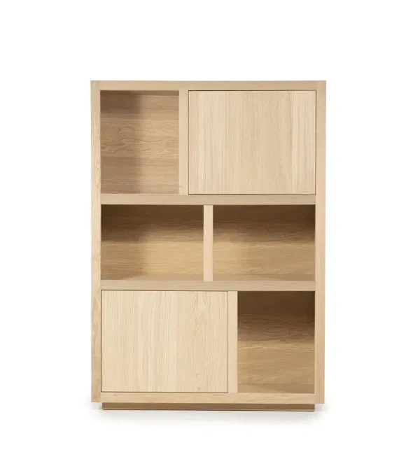 Eleonora opbergkast Helsinki 120x42x170 cm eiken naturel