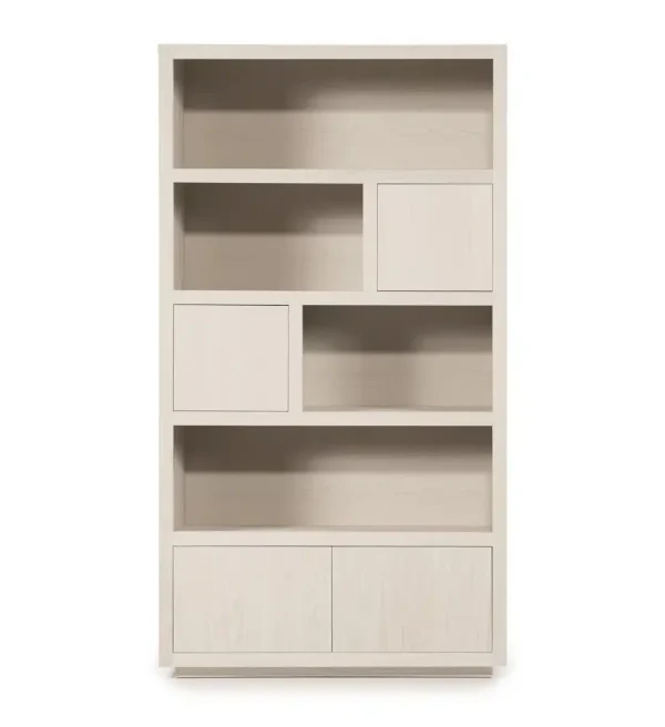 Eleonora opbergkast Helsinki 120x42x220 cm eiken taupe