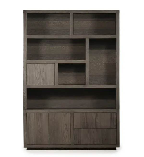 Eleonora opbergkast Helsinki 150x42x220 cm eiken bruin