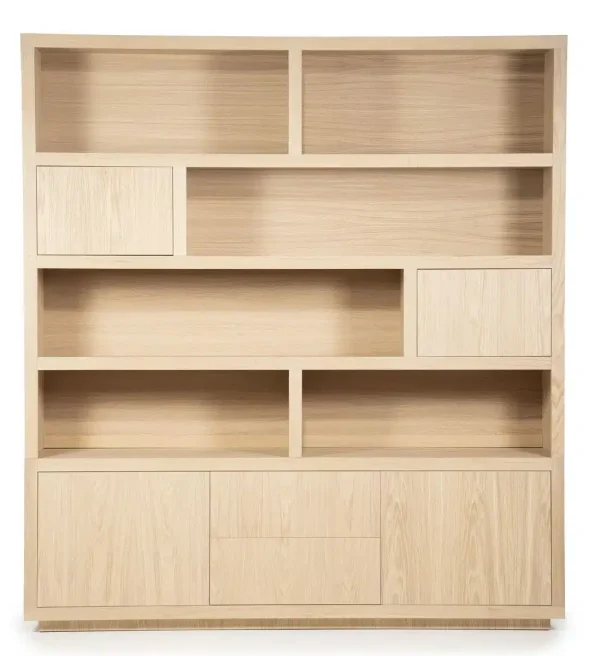 Eleonora opbergkast Helsinki 200x42x220 cm eiken naturel