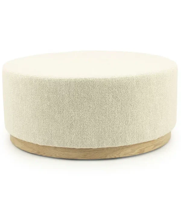 Eleonora poef Avah large beige