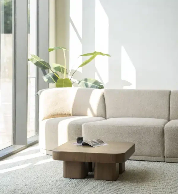 Eleonora salontafel Harmonie 80x80x30 cm bruin eiken