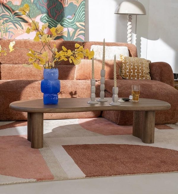 Eleonora salontafel Josh 140x60x35 cm bruin eiken