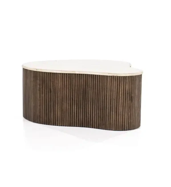 Eleonora salontafel Mari 83x72x34 cm travertin
