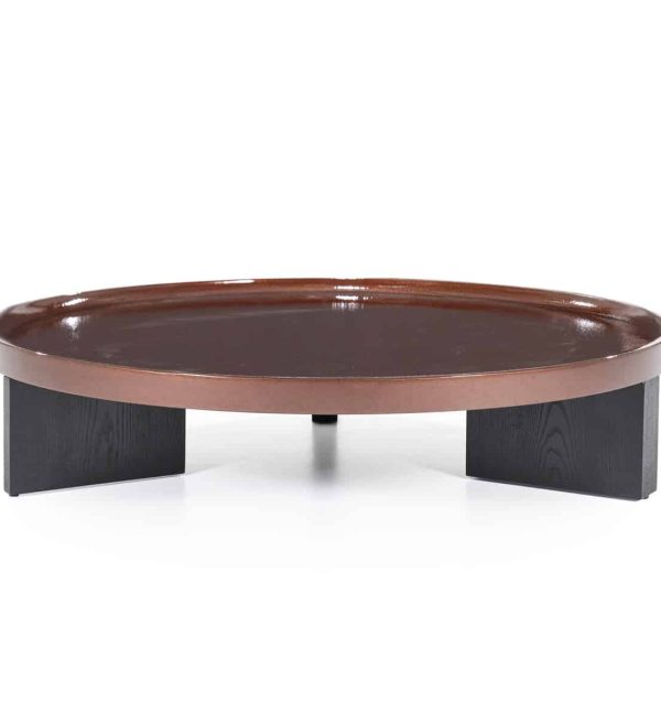 Eleonora salontafel Mayson 120x120x25 cm rood