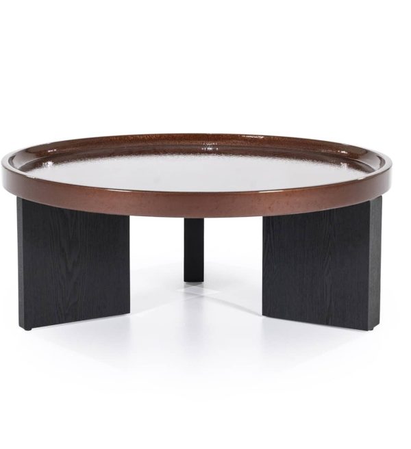 Eleonora salontafel Mayson 90x90x35 cm rood